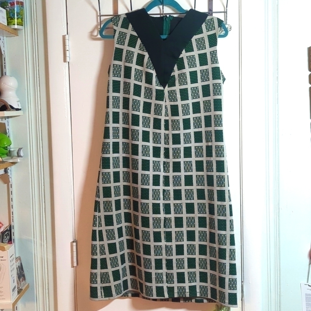 Vguc Vintage Handmade Green Goddess Wiggle Dress- Must See! Retro Cool